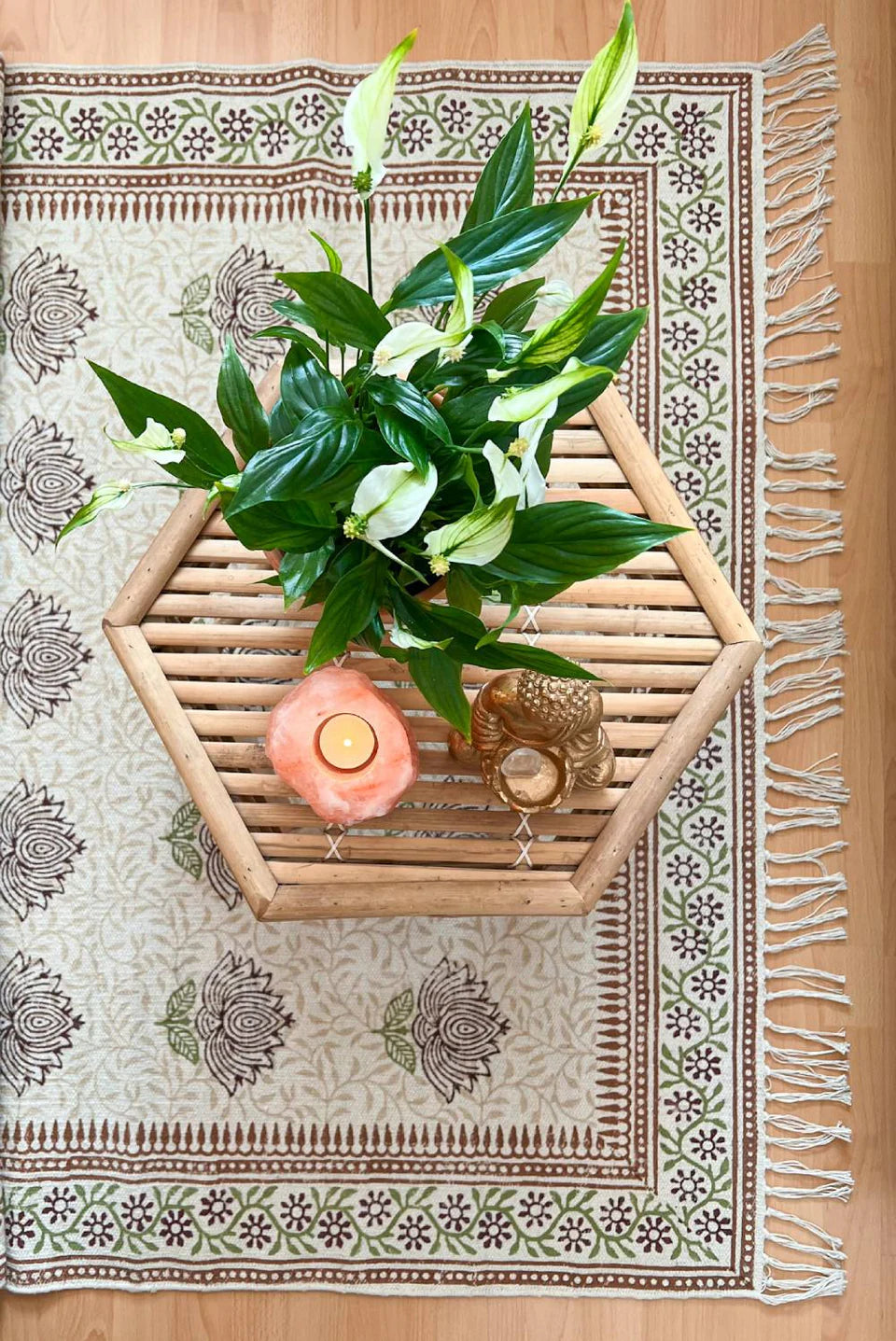 Two Sided Cotton Rug | Inaaya