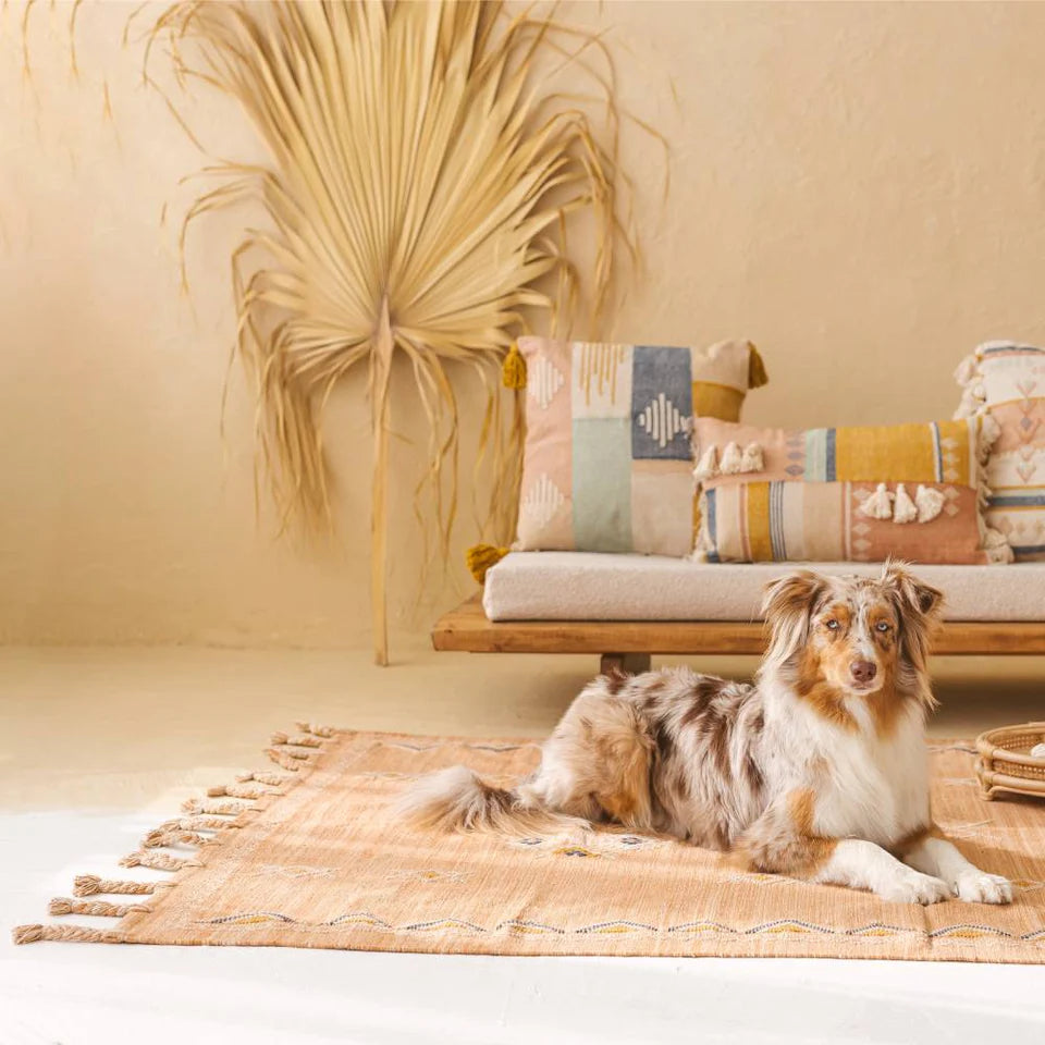 Hand - Woven Cotton Rug | Kiara