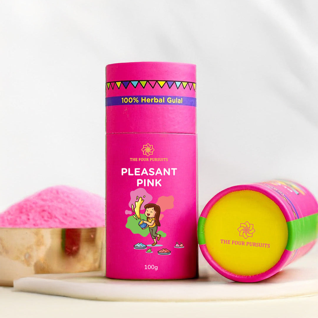Herbal Holi Gulal - Pink Holi Color