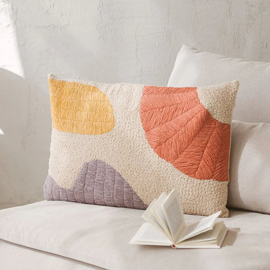 Artisanal Embellished Pillow Cover | Ziva