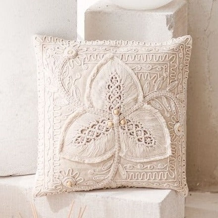 Artisanal Macrame Pillow Cover | Svara