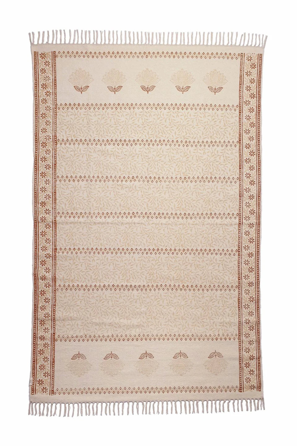 Two Sided Cotton Rug | Inaaya