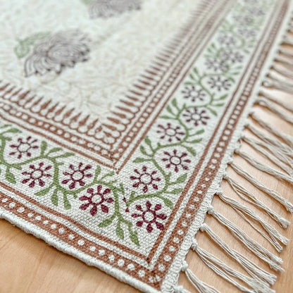 Two Sided Cotton Rug | Inaaya