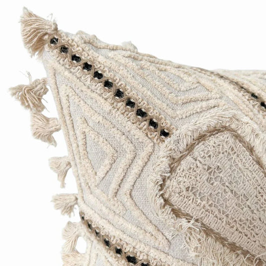 Artisanal Embellished Pillow Cover | Rhea