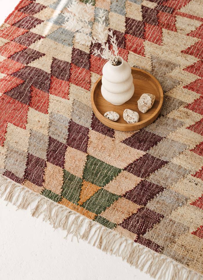 Geometric Jute Rug | Shrey