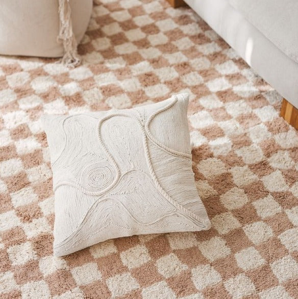 Artisanal Embellished Pillow Cover | Arshi