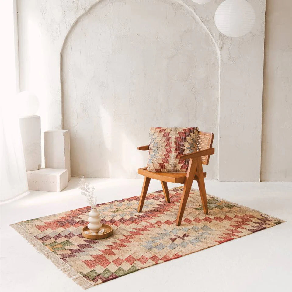 Geometric Jute Rug | Shrey