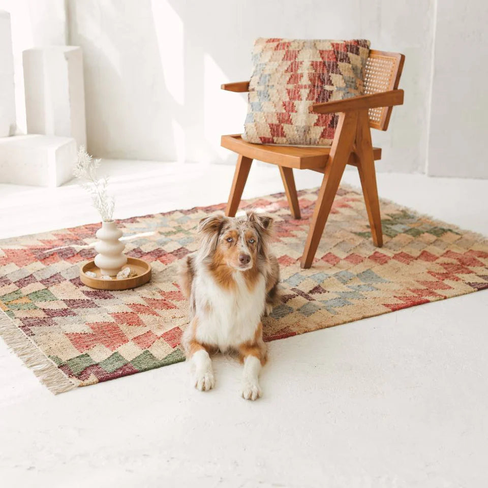 Geometric Jute Rug | Shrey