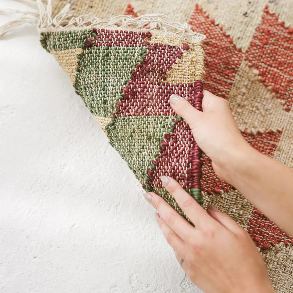 Geometric Jute Rug | Shrey