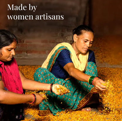 Handcrafted Herbal Gulal made by women artisans - Socially conscious Holi & Phagwa gift empowering marginalized communities in India.